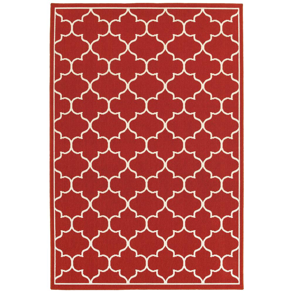 MERIDIAN Red 6' 7 X  9' 6 Area Rug. Picture 1