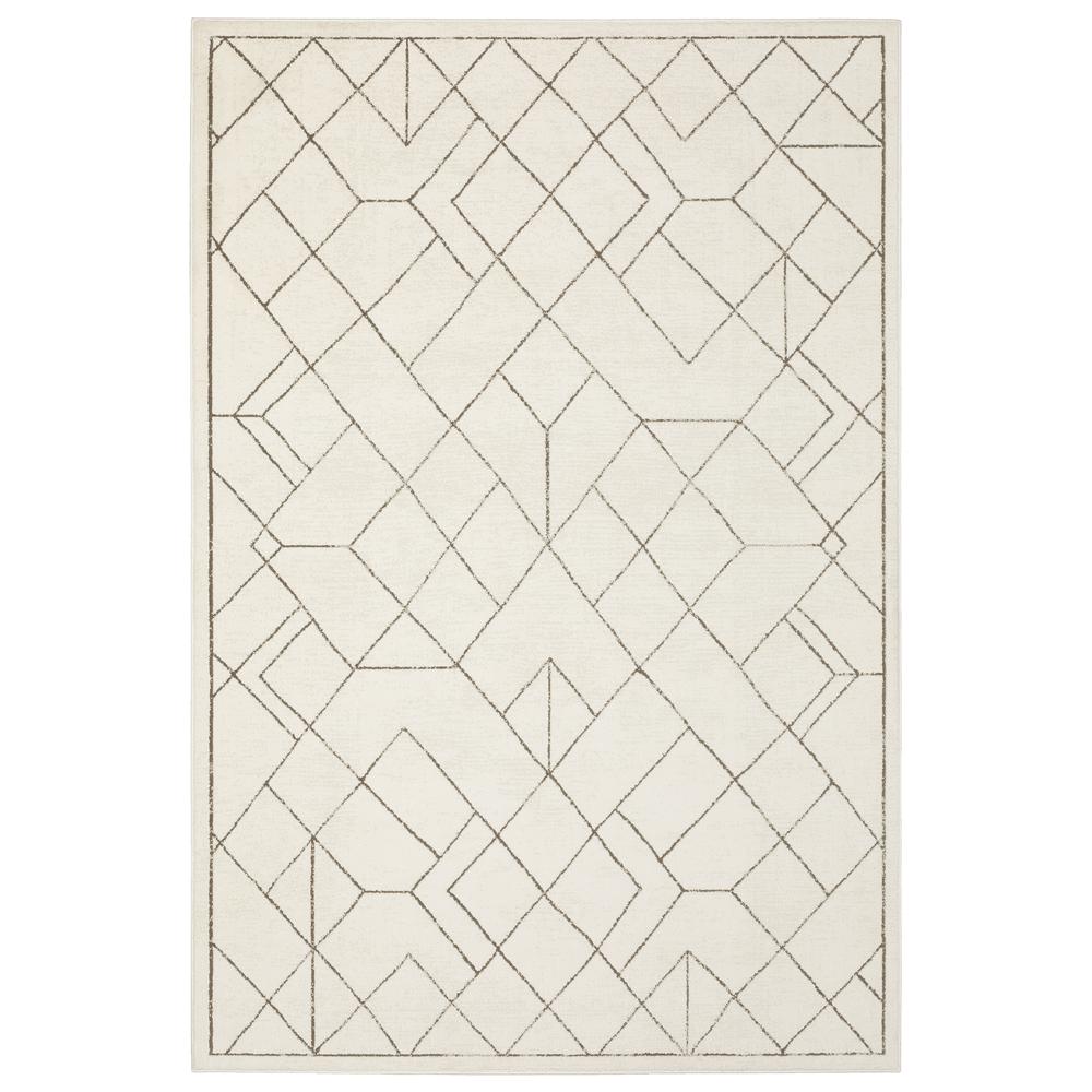 RAYLAN Ivory 6' 7 X  9' 6 Area Rug. Picture 1