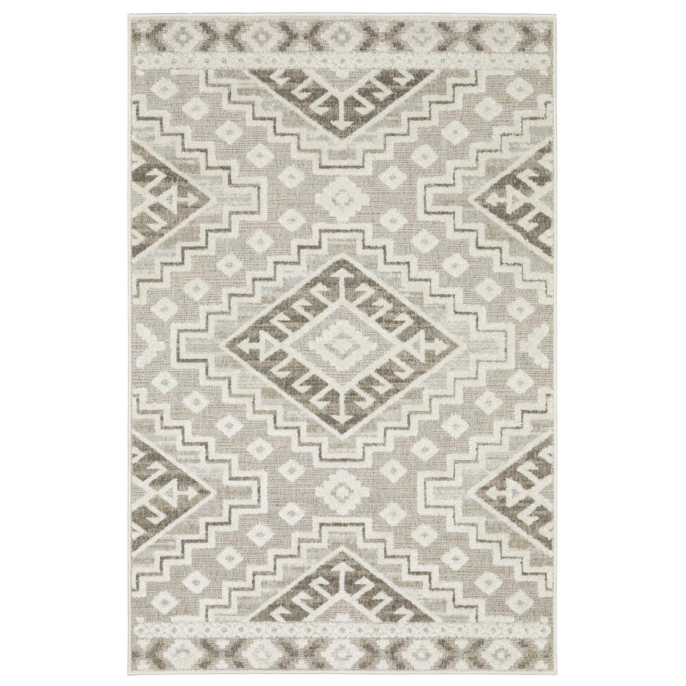 TANGIER Beige 6' 7 X  9' 6 Area Rug. Picture 1