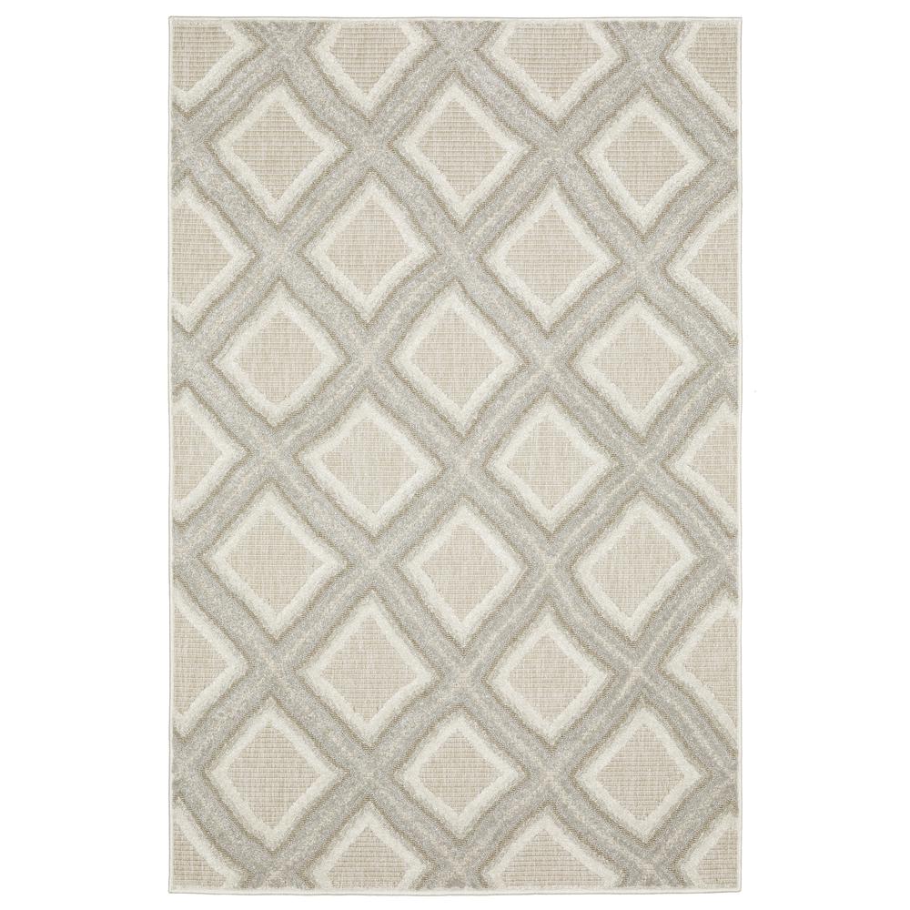 TANGIER Grey 6' 7 X  9' 6 Area Rug. Picture 1