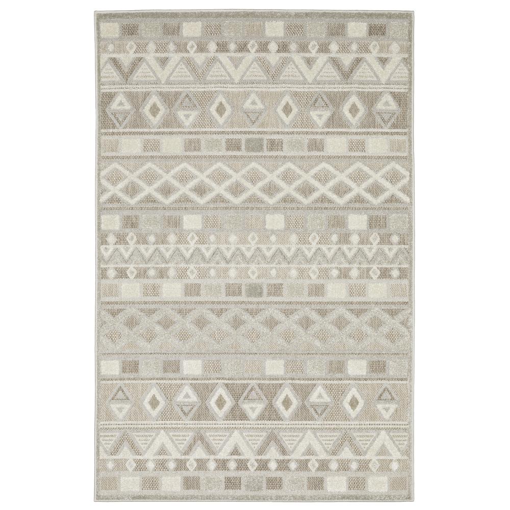 TANGIER Beige 6' 7 X  9' 6 Area Rug. Picture 1