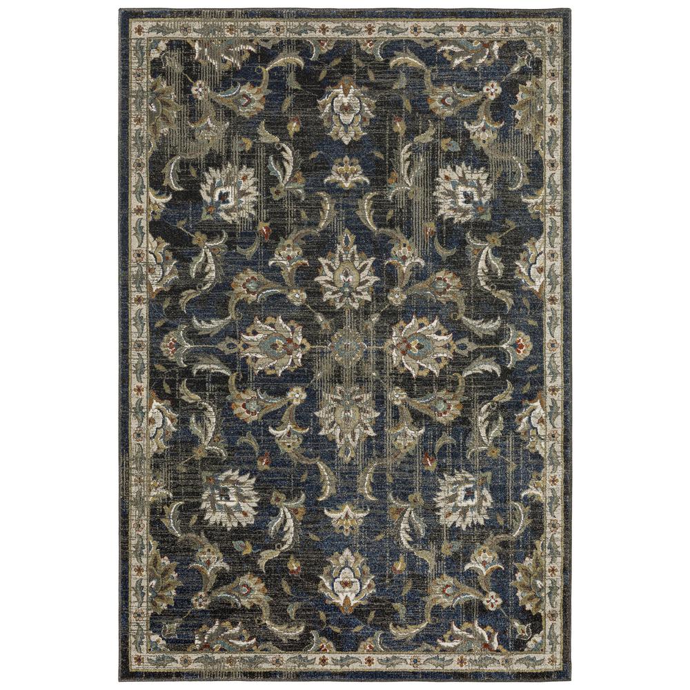 VENICE Charcoal 7'10 X 10' Area Rug. Picture 1