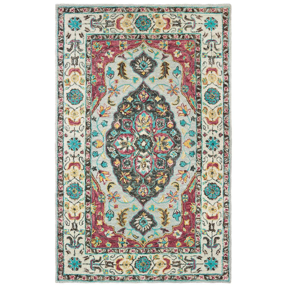 ZAHRA Grey 10' X 13' Area Rug. Picture 1
