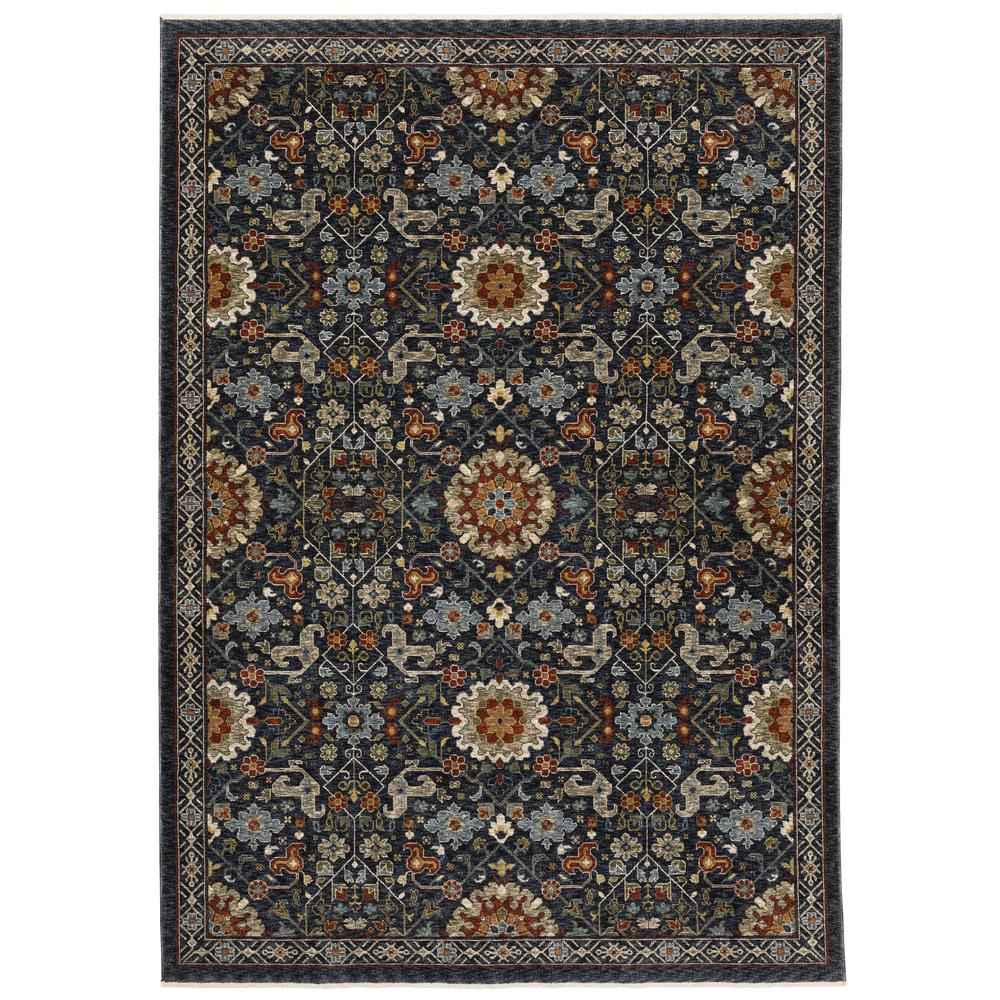 ABERDEEN Blue 7'10 X 10'10 Area Rug. Picture 1