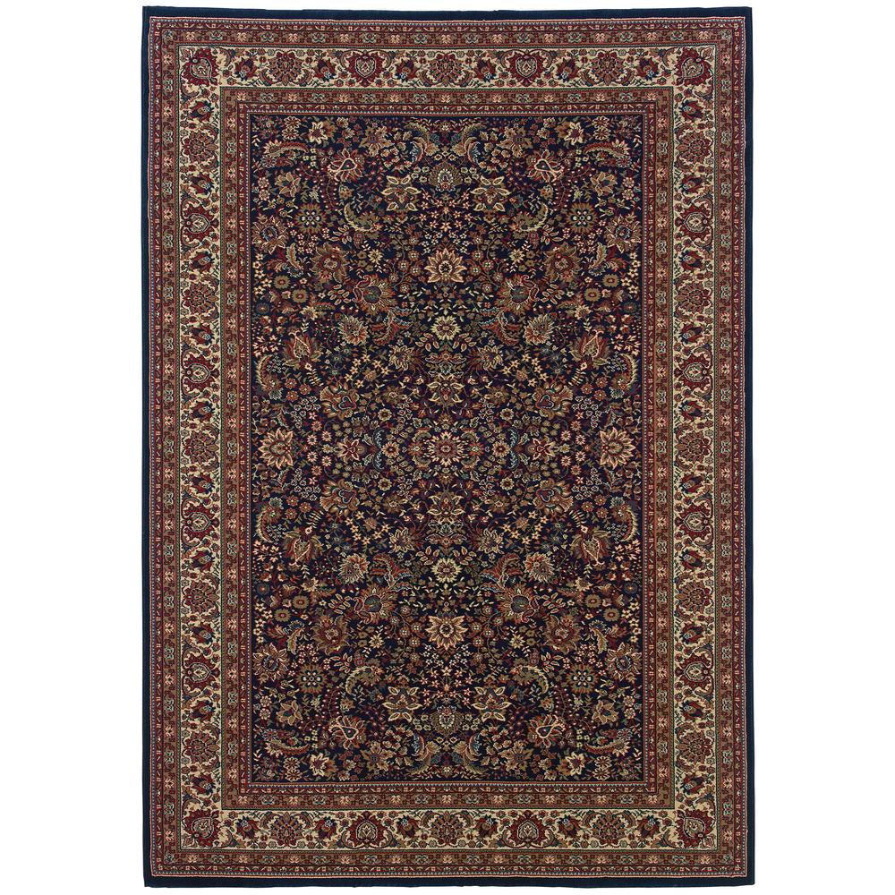 ARIANA Blue 7'10 X 11' Area Rug. Picture 1