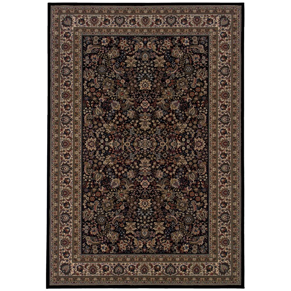 ARIANA Black 6' 7 X  9' 6 Area Rug. Picture 1