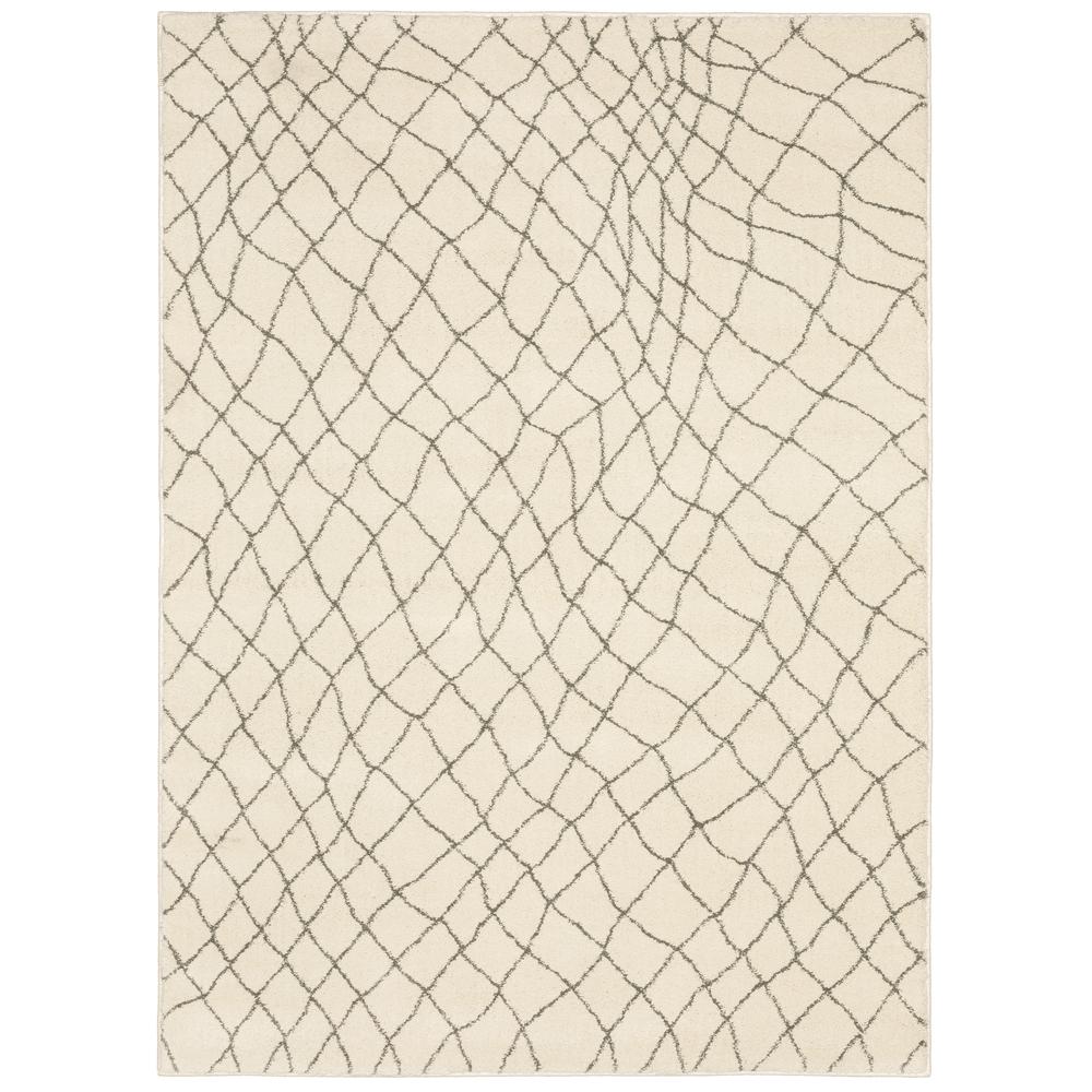 CARSON Ivory 7'10 X 10' Area Rug. Picture 1