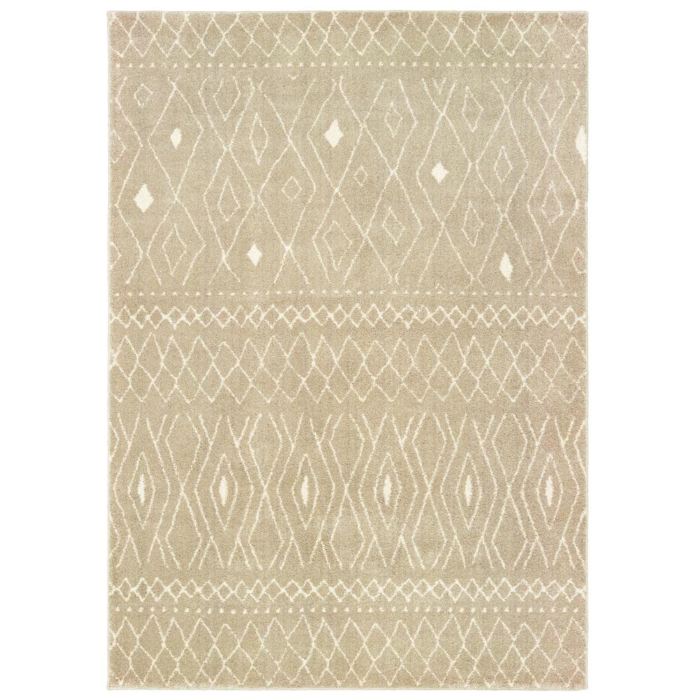 CARSON Sand 7'10 X 10' Area Rug. Picture 1