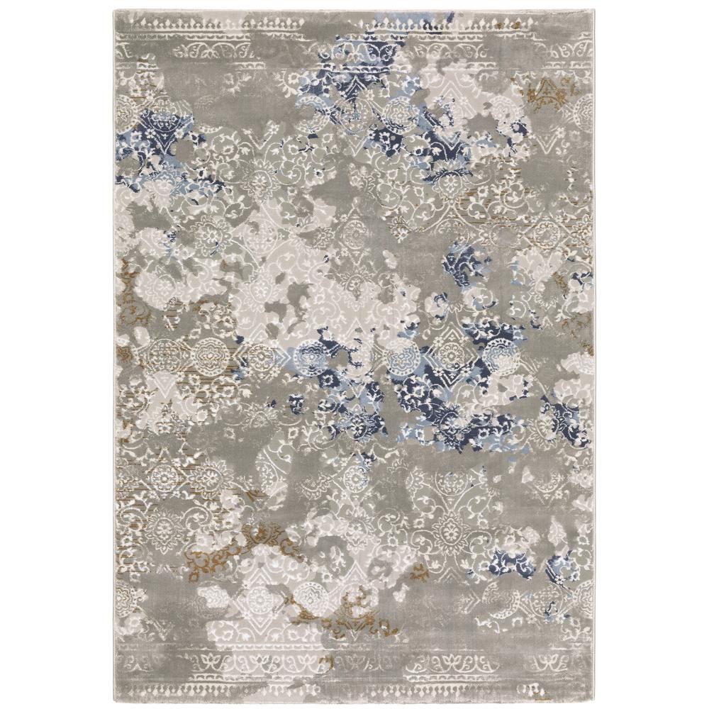 EASTON Grey 9'10 X 12'10 Area Rug. Picture 1