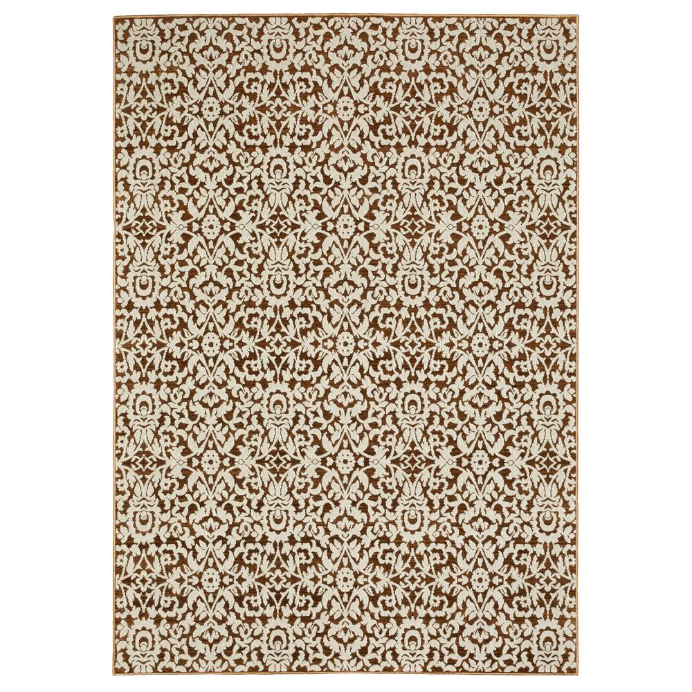INTRIGUE Rust 7'10 X 10'10 Area Rug. Picture 1