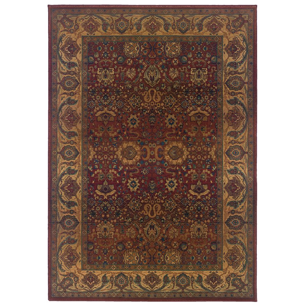KHARMA Red 6' 7 X  9' 1 Area Rug. Picture 1