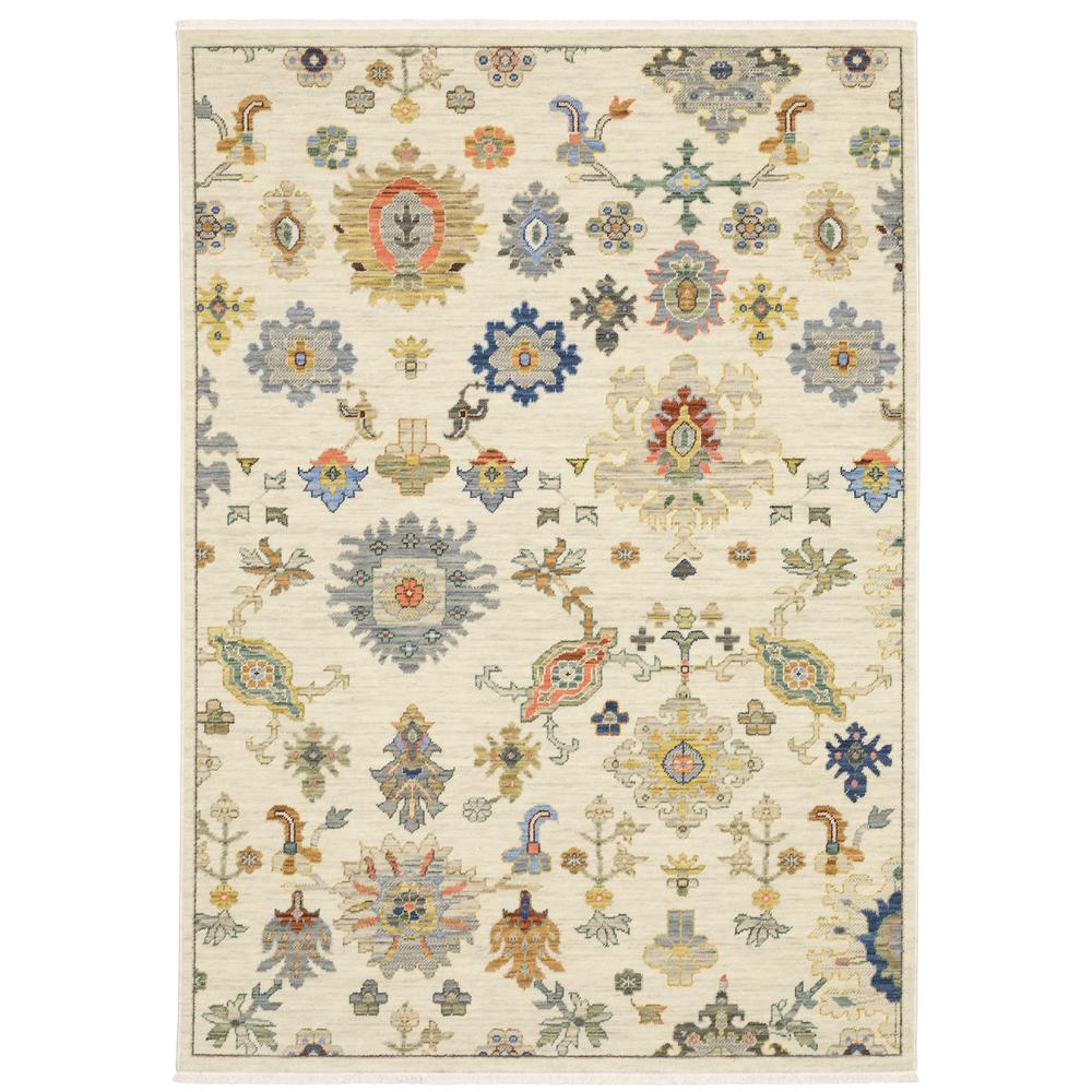 LUCCA Ivory 7'10 X 10'10 Area Rug. Picture 1
