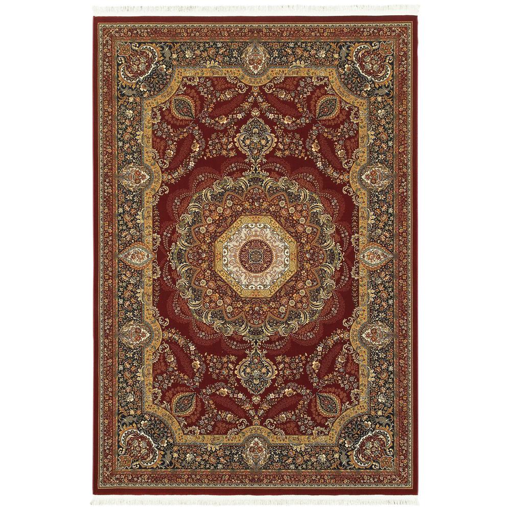 MASTERPIECE Red 9'10 X 12'10 Area Rug. Picture 1