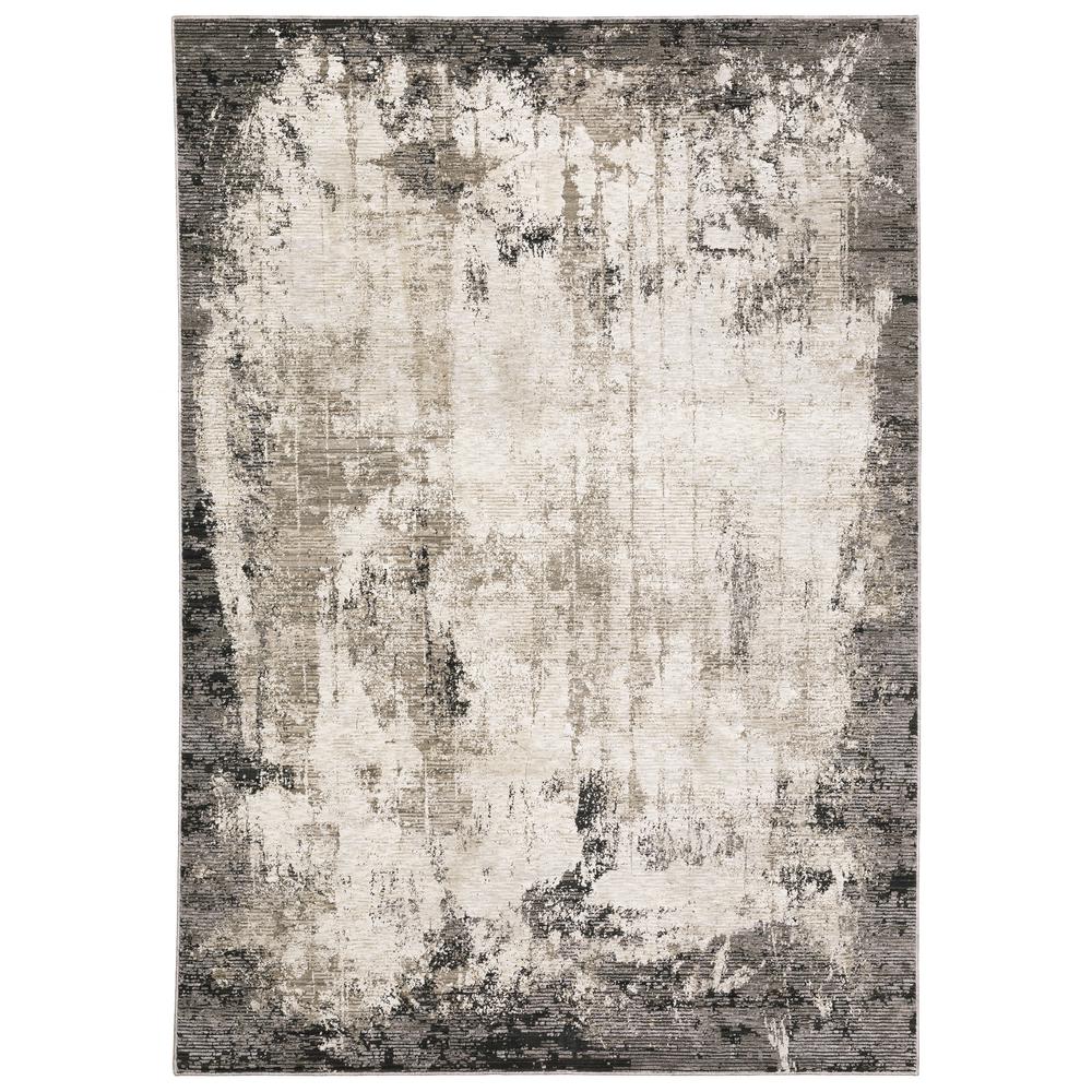 NEBULOUS Grey 9'10 X 12'10 Area Rug. Picture 1