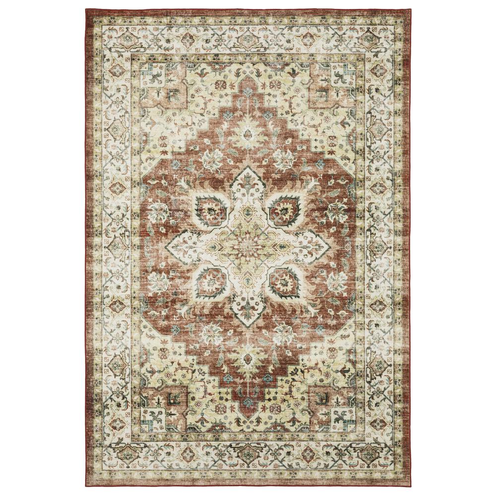SUMTER Red 7' 6 X 10' Area Rug. Picture 1