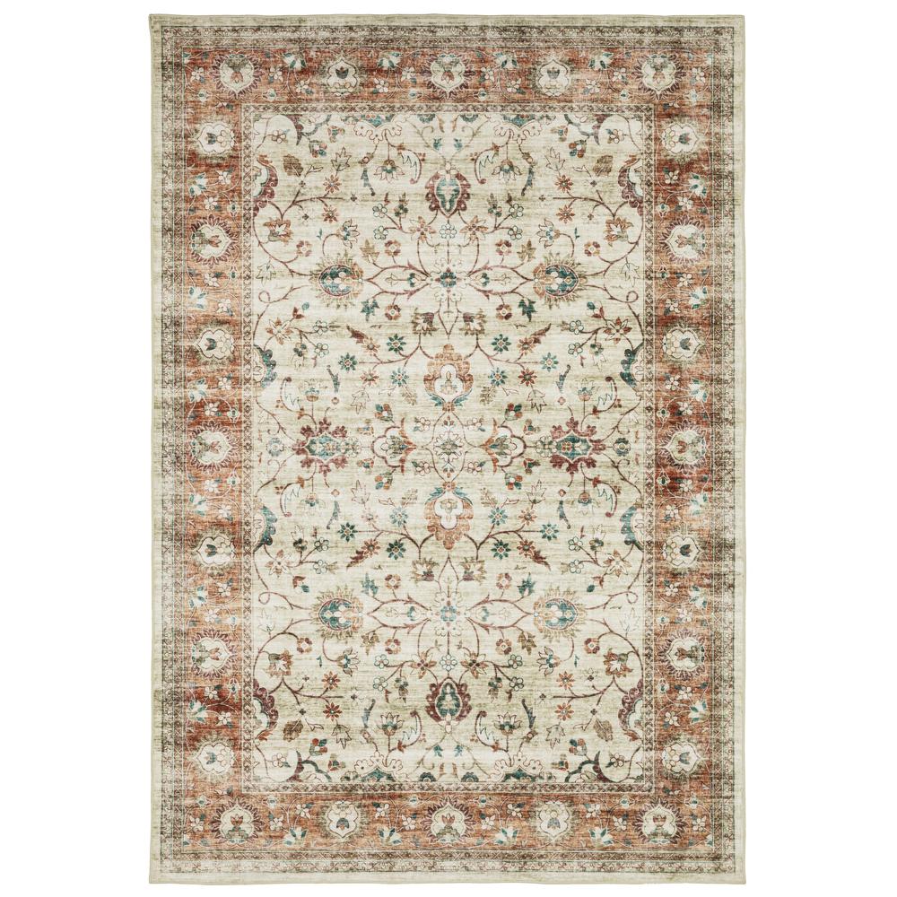 SUMTER Ivory 7' 6 X 10' Area Rug. Picture 1