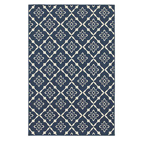 MERIDIAN Navy 7'10 Area Rug. Picture 1