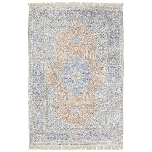 MALABAR Blue 2' 6 X  8' Area Rug. Picture 1