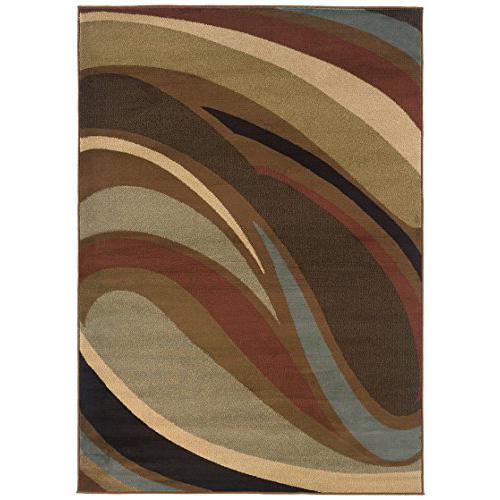 HUDSON Brown 10' X 13' Area Rug. Picture 1