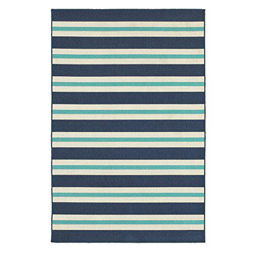MERIDIAN Blue 2' 3 X  7' 6 Area Rug. Picture 1