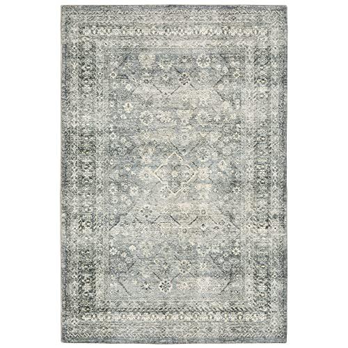 SAVOY Blue 2' X  8' Area Rug. Picture 1