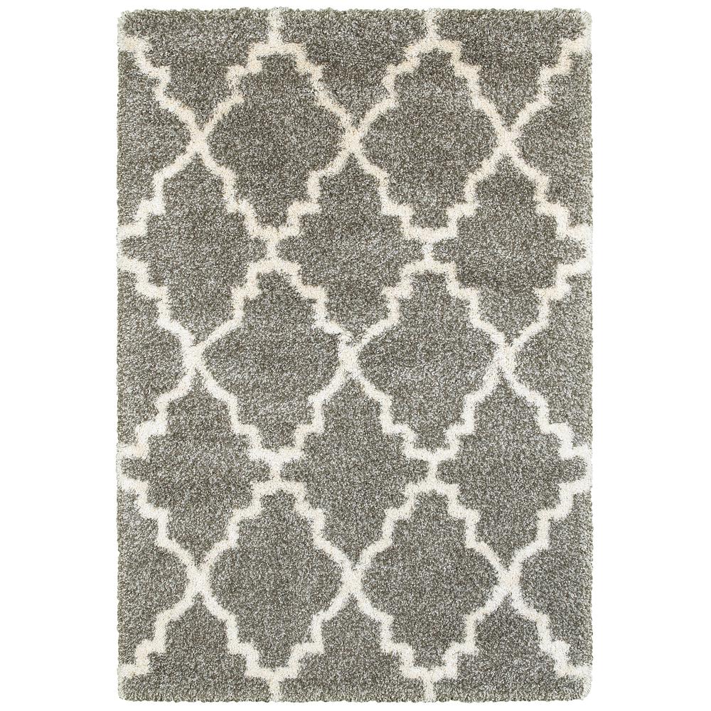HENDERSON Grey 9'10 X 12'10 Area Rug. Picture 1