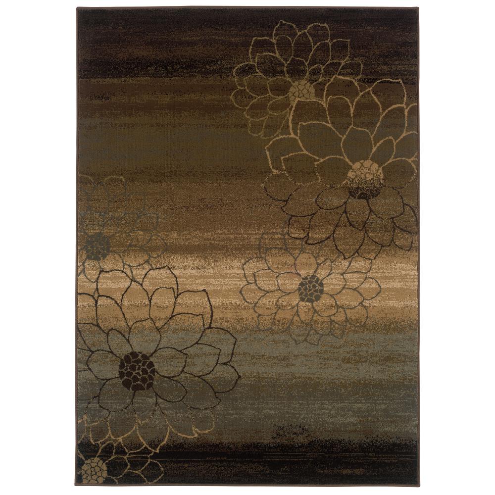 HUDSON Brown 10' X 13' Area Rug. Picture 1