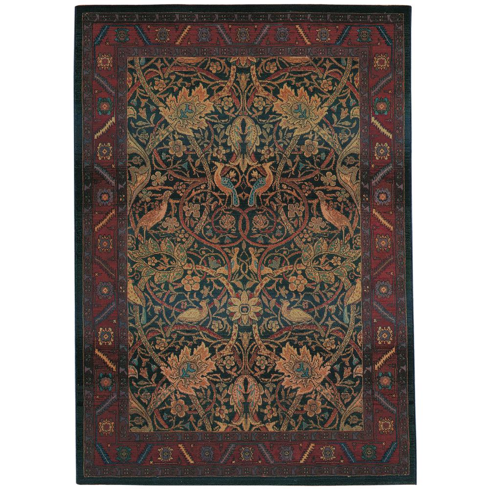 KHARMA Red 7'10 X 11' Area Rug. Picture 1