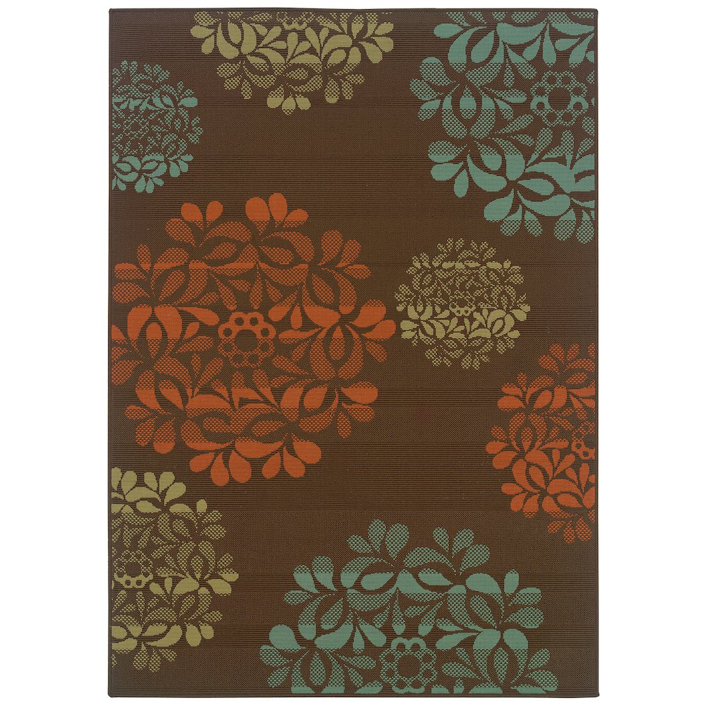 MONTEGO Brown 7'10 X 10'10 Area Rug. Picture 1