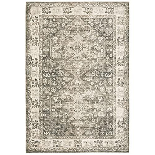 SAVOY Charcoal 2' X  8' Area Rug. Picture 1
