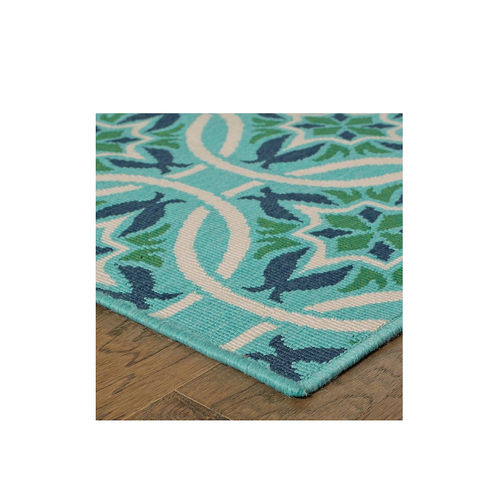 MERIDIAN Blue 2' 3 X  7' 6 Area Rug. Picture 2