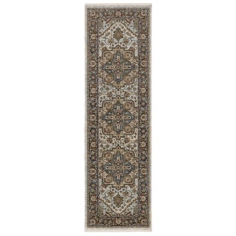 ABERDEEN Ivory 2' 3 X  7' 6 Area Rug. Picture 1
