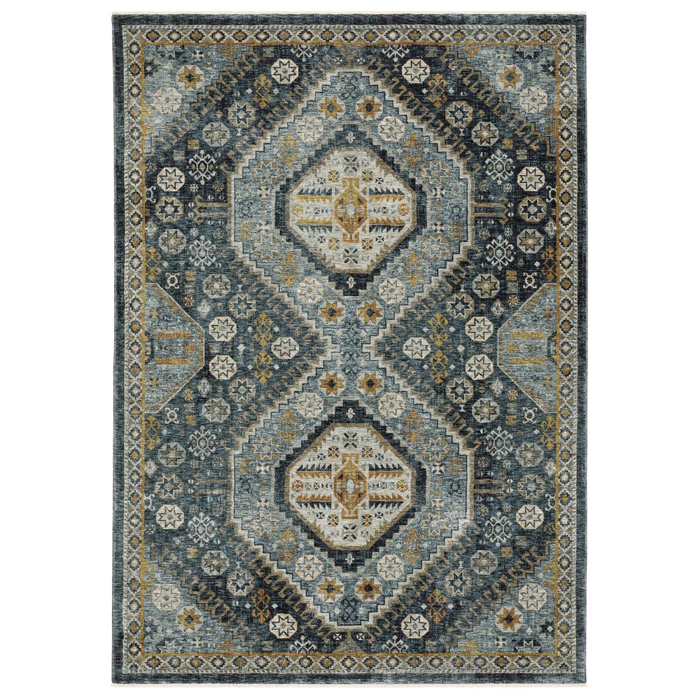 ABERDEEN Blue 2' X  3' Area Rug. Picture 1