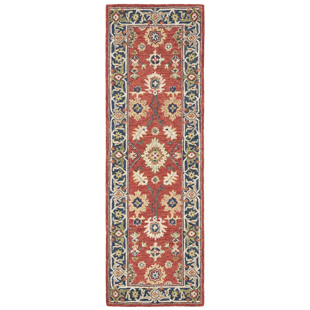 ALFRESCO Red 2' 6 X  8' Area Rug. Picture 1