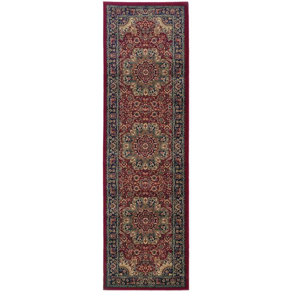 ARIANA Red 2' 3 X  7' 9 Area Rug. The main picture.