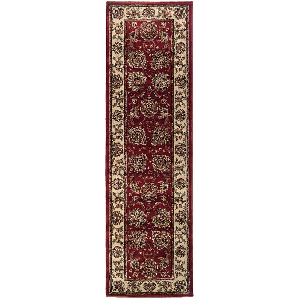 ARIANA Red 2' 3 X  7' 9 Area Rug. Picture 1