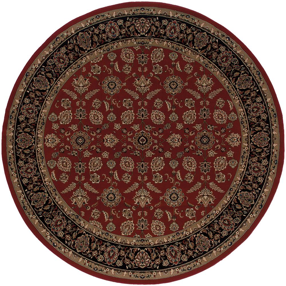 ARIANA Red 6' Area Rug. The main picture.