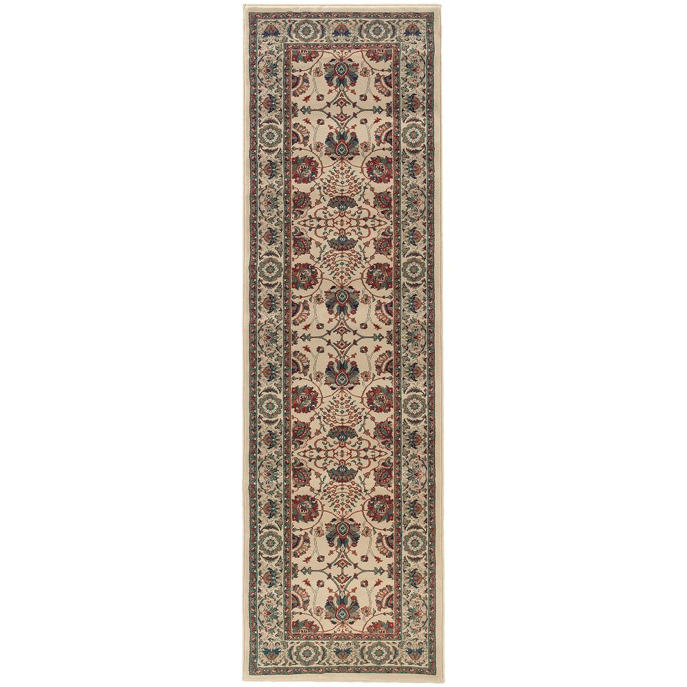 ARIANA Ivory 2' 3 X  7' 9 Area Rug. Picture 1