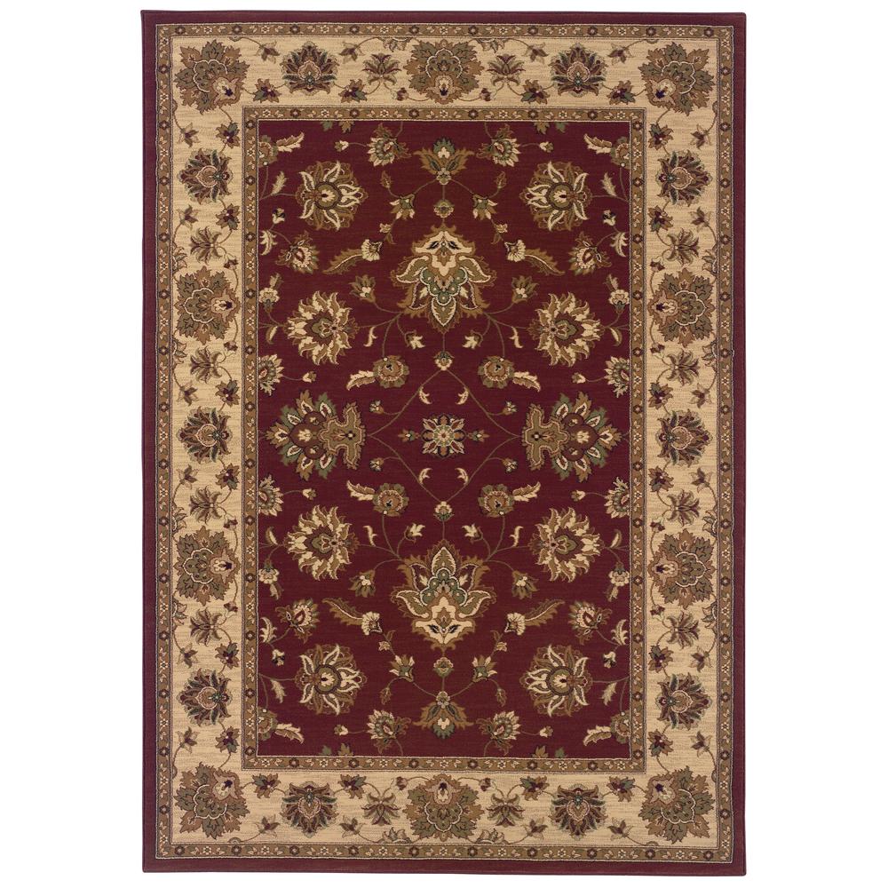 ARIANA Red 4' X  6' Area Rug. Picture 1