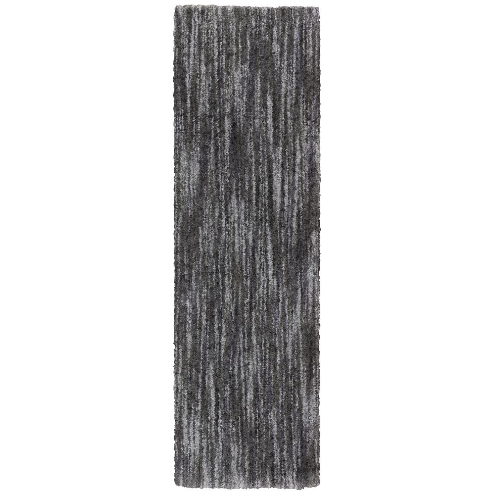 ASPEN Charcoal 2' 3 X  7' 6 Area Rug. Picture 1