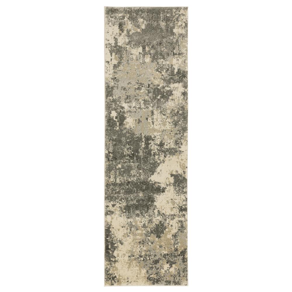 ASTOR Grey 2' 3 X  7' 6 Area Rug. Picture 1