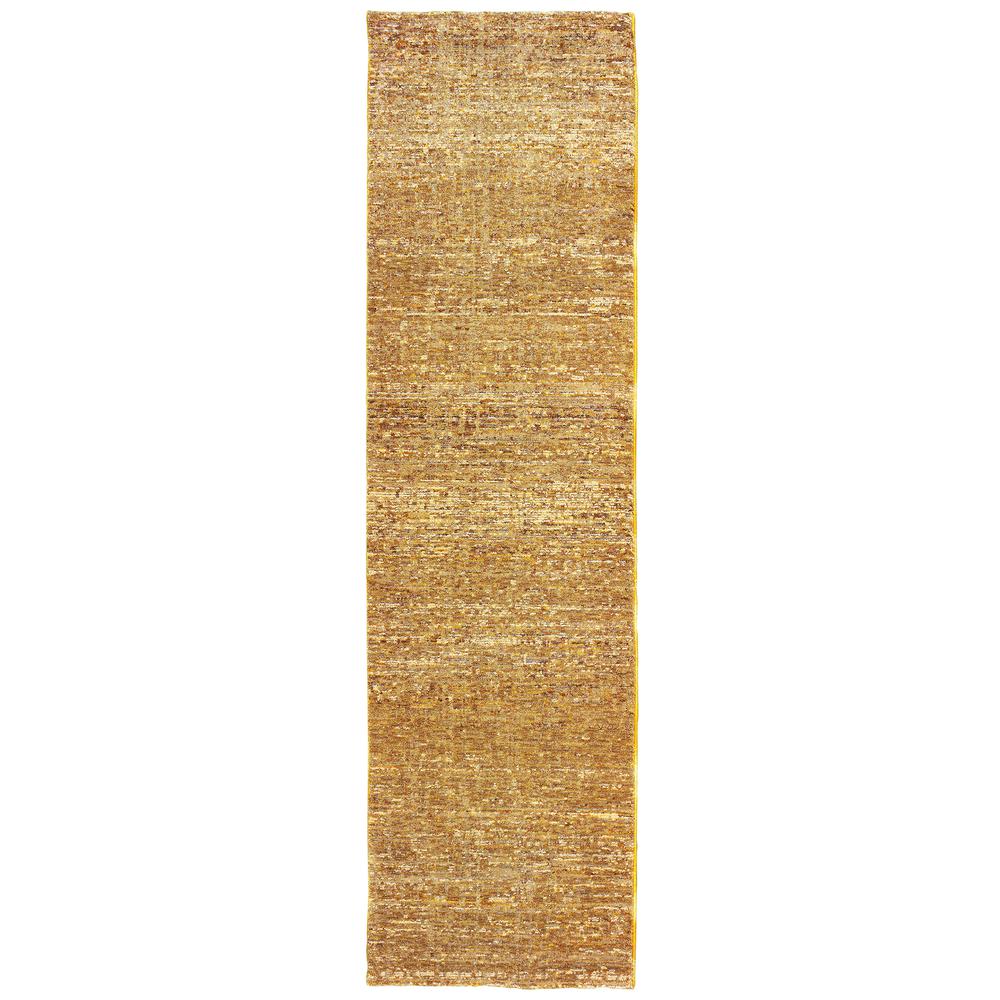 ATLAS Gold 2' 3 X  8' Area Rug. Picture 1