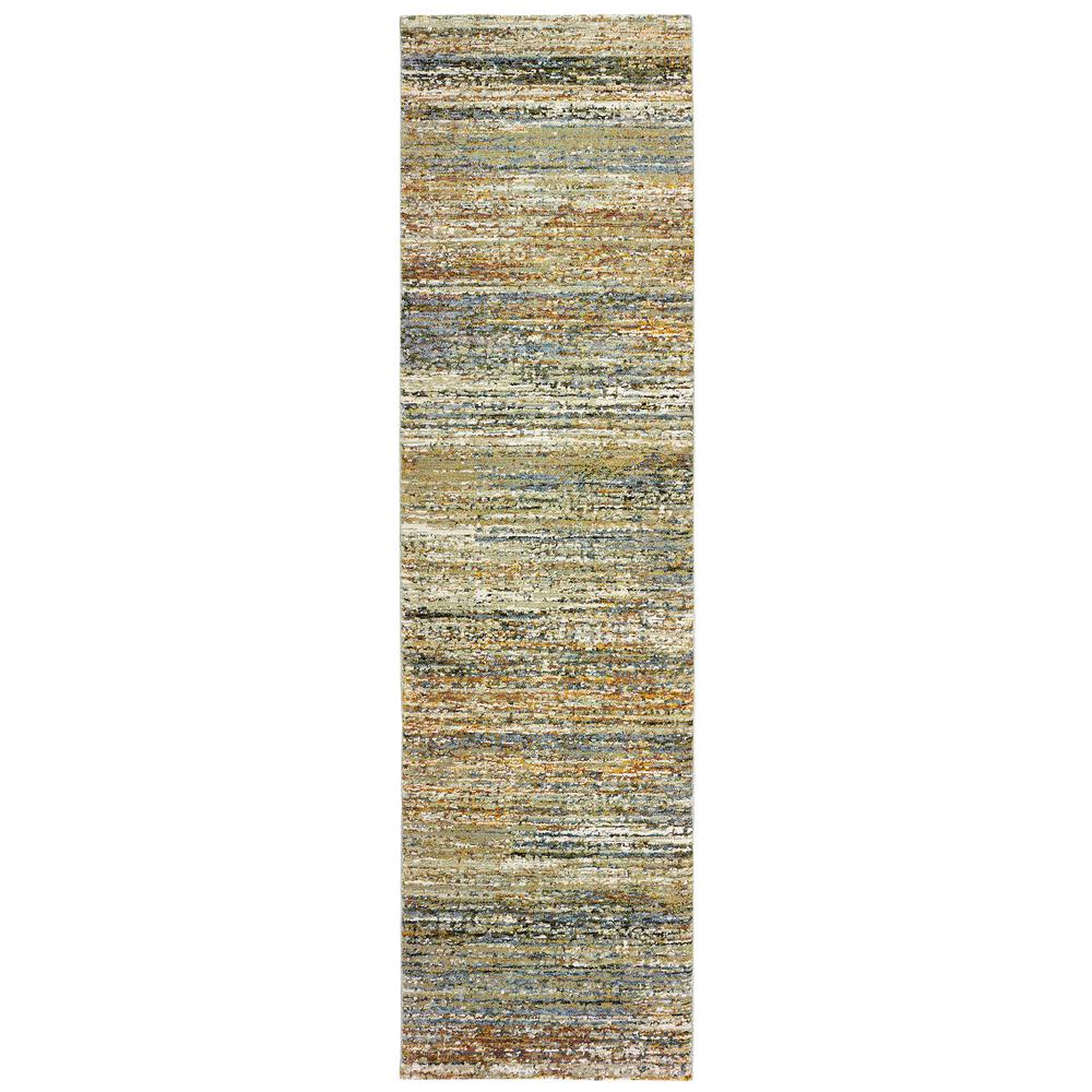 ATLAS Gold 2' 3 X  8' Area Rug. Picture 1