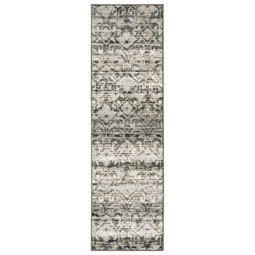 BOWEN Grey 2' 3 X  7' 6 Area Rug. Picture 1