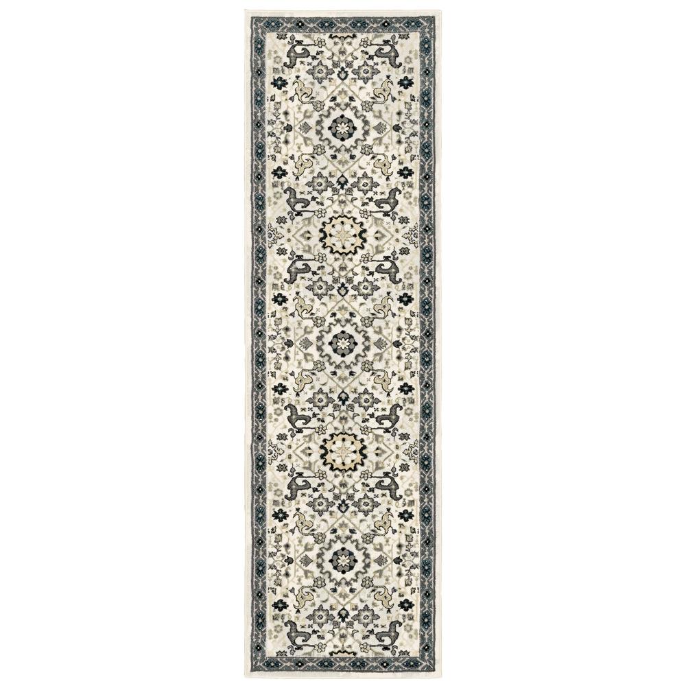 BOWEN Ivory 2' 3 X  7' 6 Area Rug. Picture 1