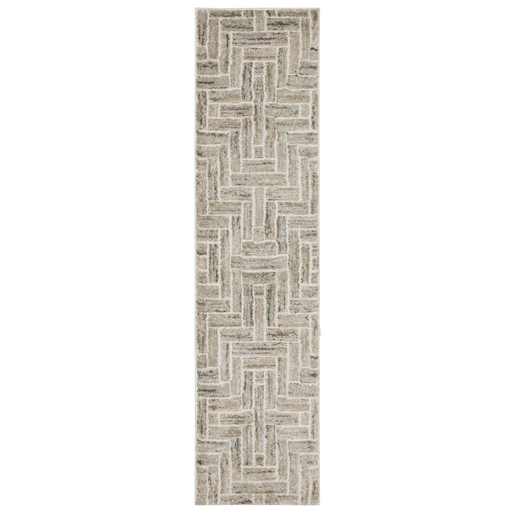 CAMBRIA Ivory 1'10 X  7' 6 Area Rug. Picture 1
