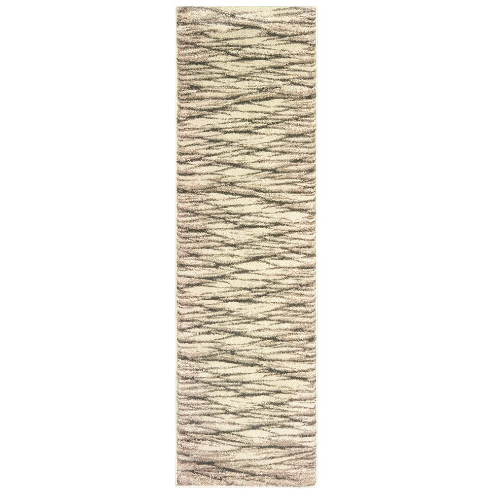 CARSON Ivory 2' 3 X  7' 6 Area Rug. Picture 1