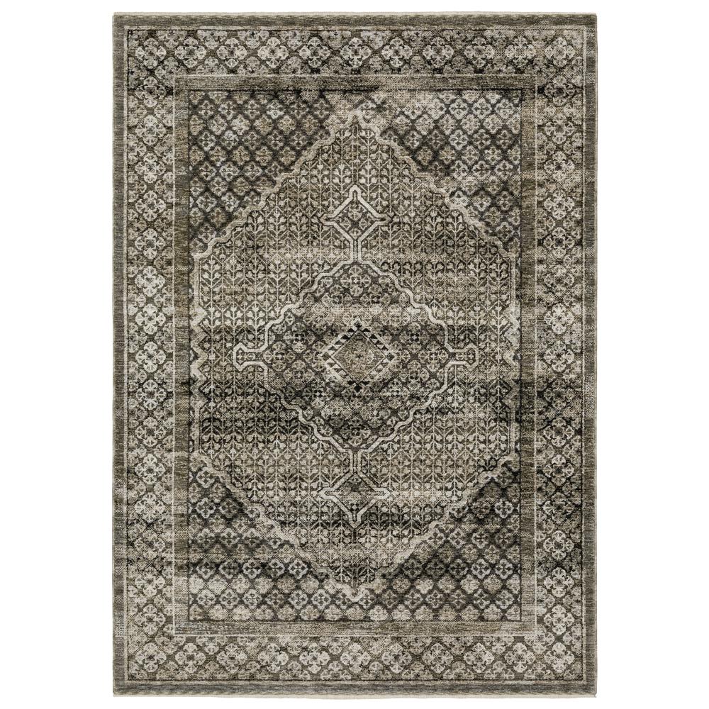 CHAMBERLAIN CH02D2' 3" X  7' 6" Grey color rug. Picture 1