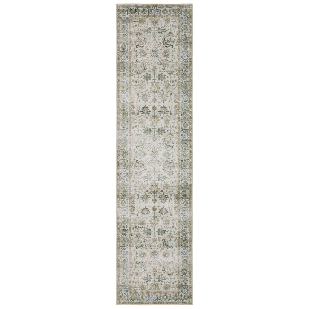 CHARLESTON Ivory 2' X  8' Area Rug. Picture 1