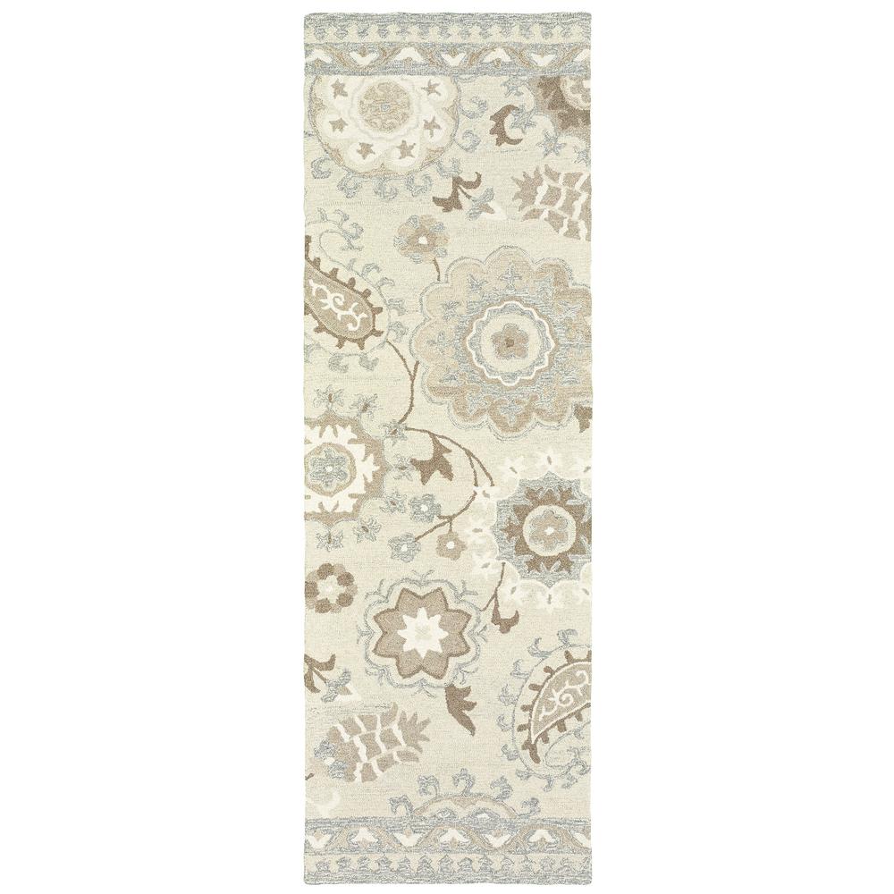 CRAFT Ivory 2' 6 X  8' Area Rug. Picture 1